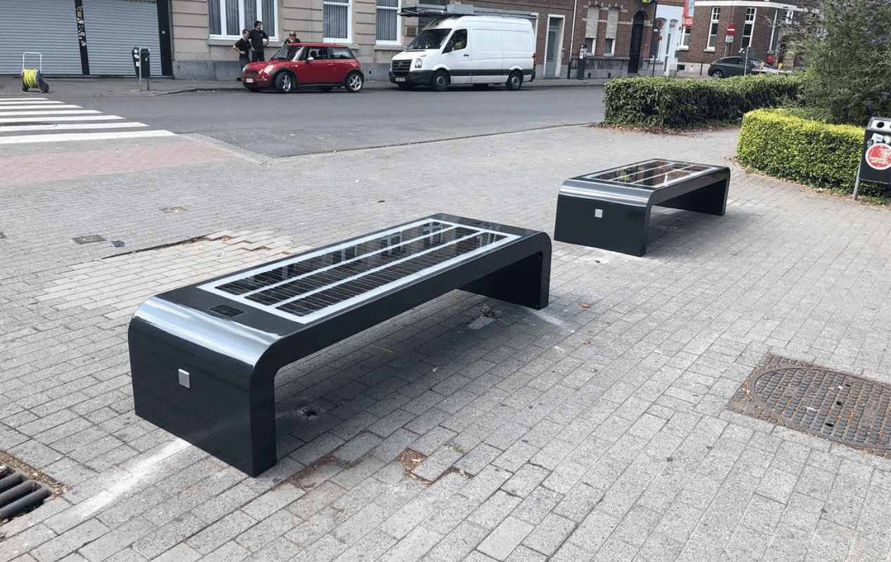 Custom Amazing Smart Benches in City
