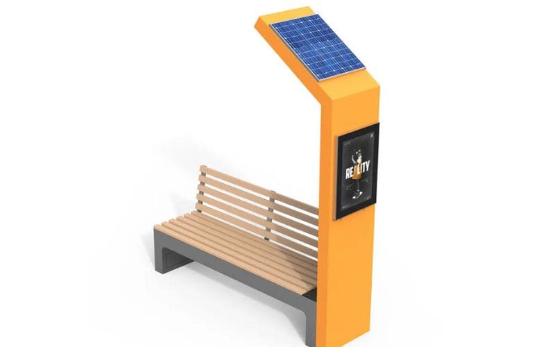 Custom Your Urban Solar Charging Benches