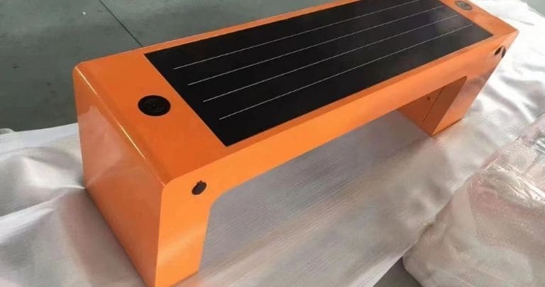 Modern Smart Solar Bench Design