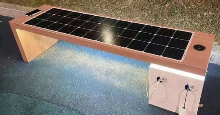 Solar Phone Charging Station with multiple ports