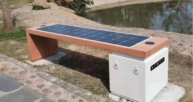 Weather-Resistant Smart Solar Bench