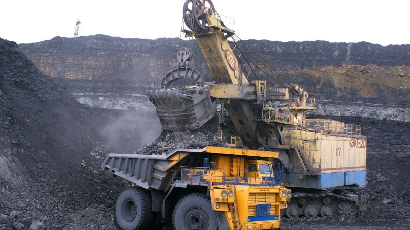 Active coal mining operation